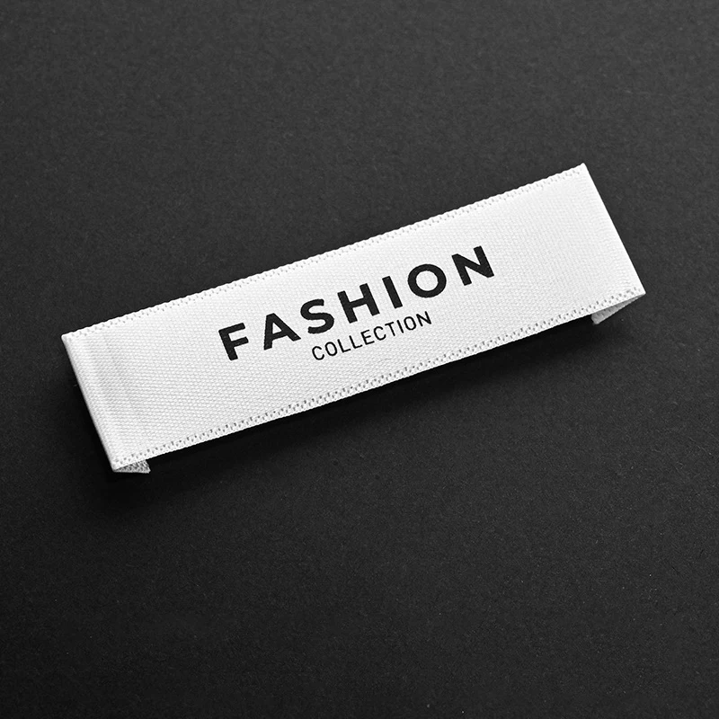 cheap price custom woven labels for Jeans Garment accessories custom brand logo woven labels