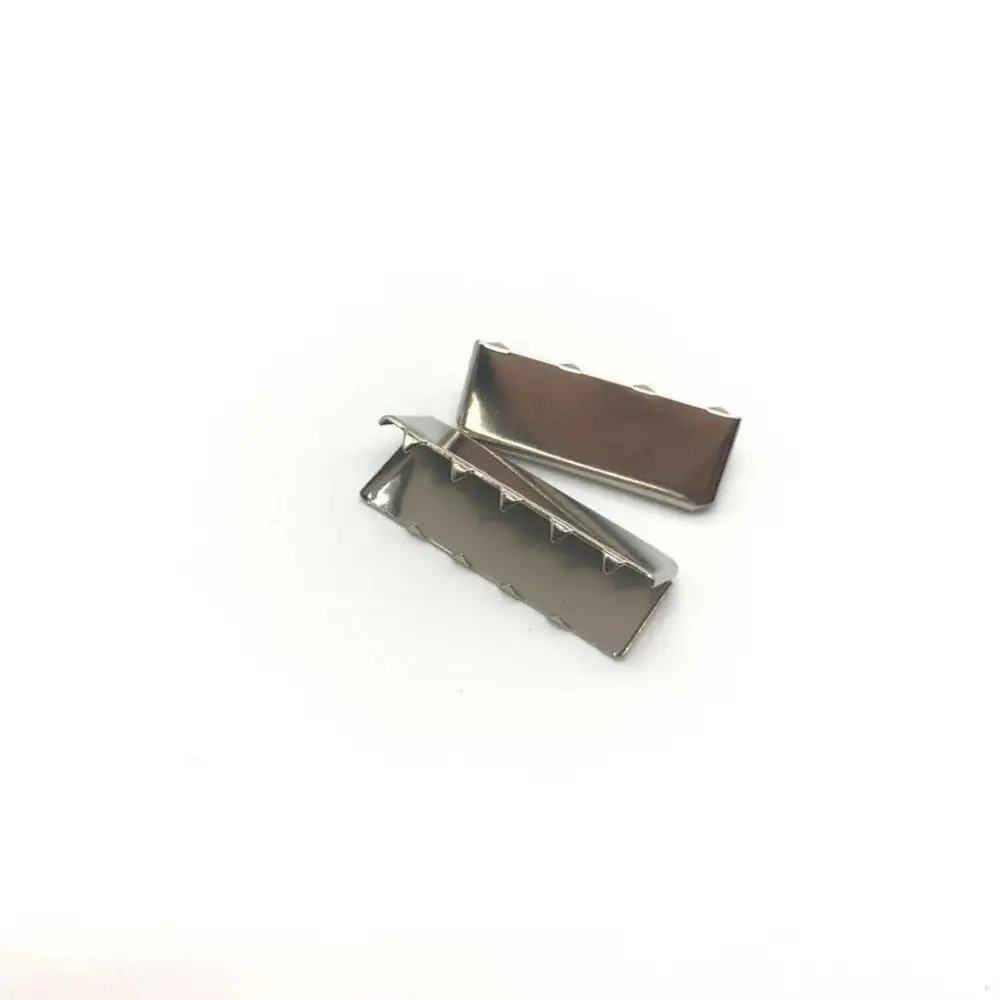 30-33mmFactory High quality eco friendly  Metal clip  for bag accessories belt end tail clip   Tooth clip