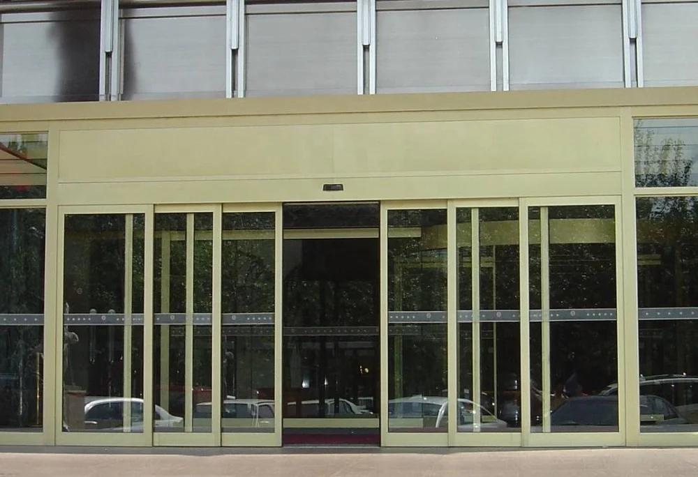 Commercial Exterior Hospital Fire Rated Automatic Sliding Aluminum Front Entrance Door