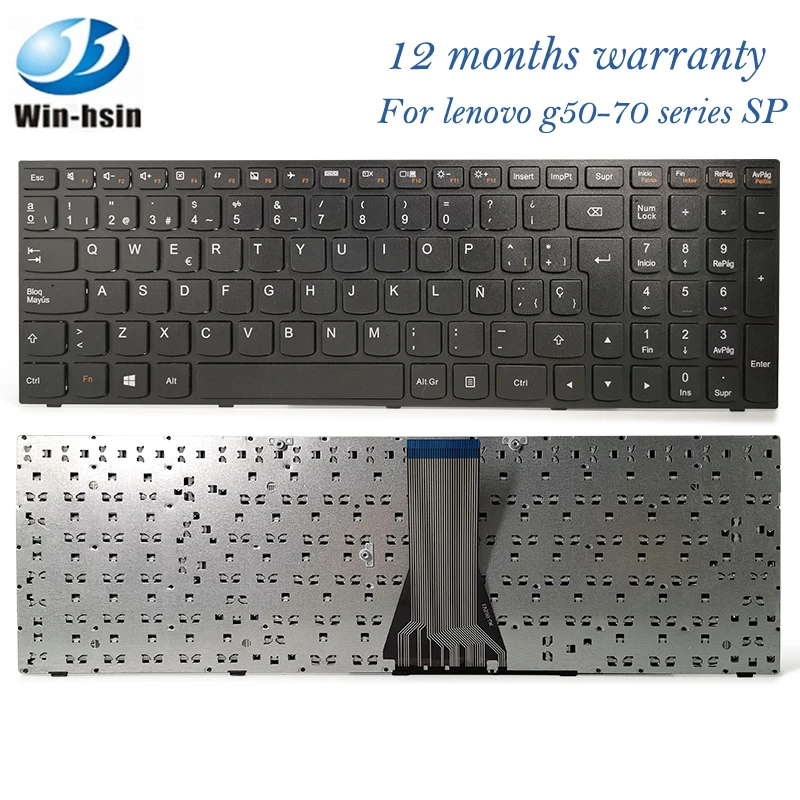 SP Испанский черная рамка Клавиатура для ноутбука lenovo g50-30 g50-45 g50-70 g50-80 ноутбук клавиатура