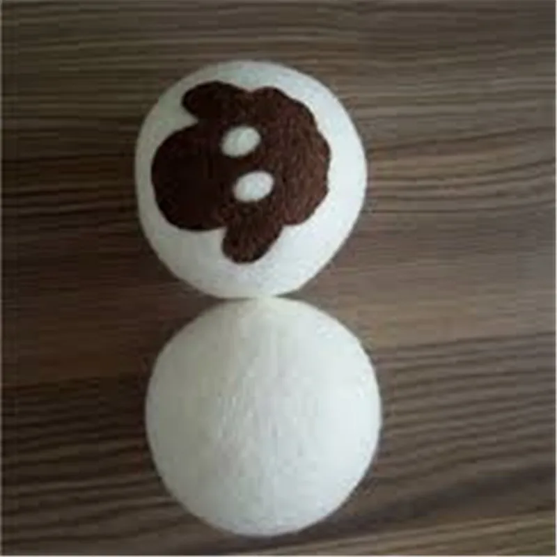 Wholesale 6 Pack Eco-Friendly Organic Wool Dryer Balls Handmade XL Model Cleaning for Washing Clothes with Cotton Bag