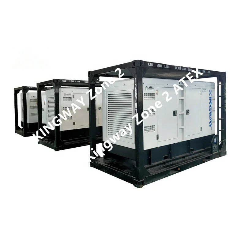 20KVA Atex Zone 2 ATEX Explosion Proof Generator Set for Oil and Gas Industry with DNV Lifting Frame