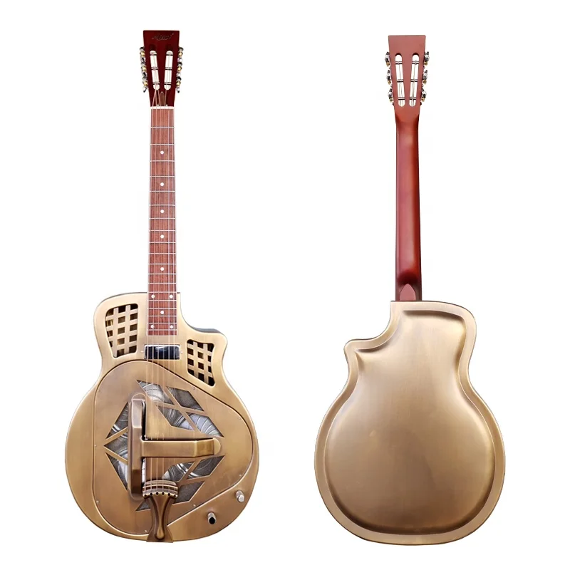 Aiersi dobro wholesale quality stringed musical instruments tricone resonator guitar parlor