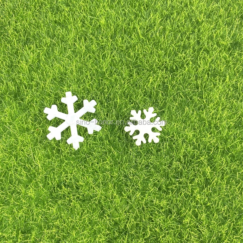 Color plastic snowflake products wholesale