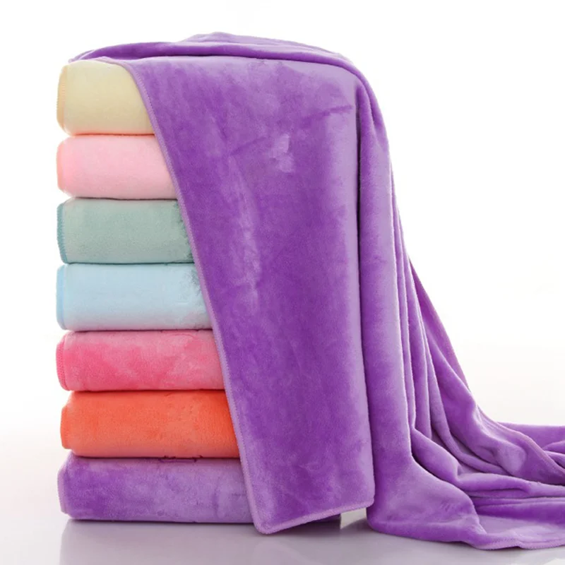 Wholesales Comfortable Creative Variety Bath Microfiber Flannel Towel