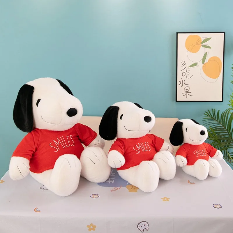 Wholesale Stuffed Animals Puppy Toys Sitting Snoopys Sleeping Plush Toy Dogs Big Size Snoopyed Animal Throw Pillow Plush Dolls