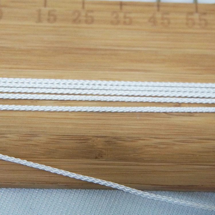 Оптовая продажа, высококачественный белый полиэфирный плетеный шнур для строительства