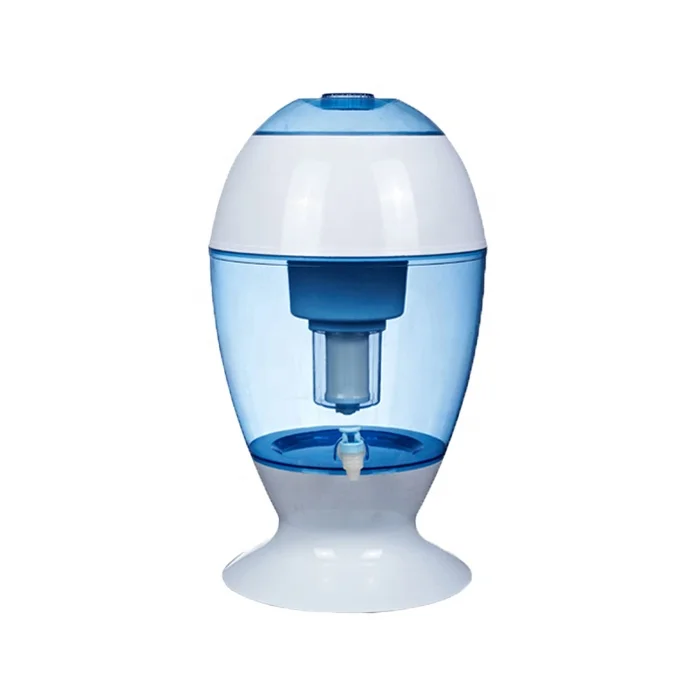 19L Egg shape high grade mineral water mineral pot with ceramic and activated carbon