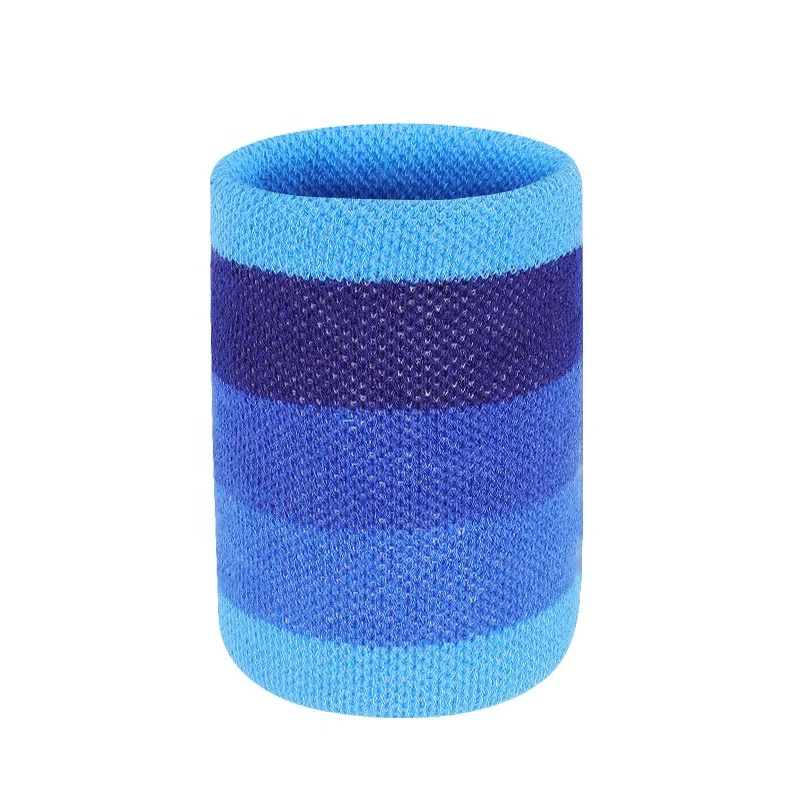 2024 Custom Embroidered Cotton Sweatband Tennis Match Training Wristband Breathable Sports Sweatband Wristband