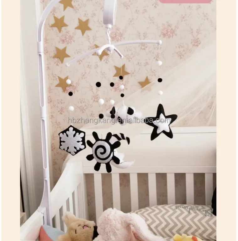 Toy Arm 72cm Baby Bed Hanging Rattles Toys Hanger DIY Hanging Baby Crib Mobile Holder Bracket for baby toy