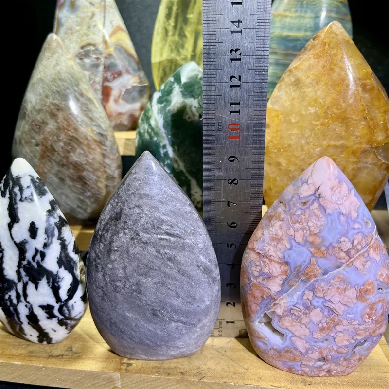 Healing Stone Ornament Natural Crystal  Clear Quartz Ornament For Decoration