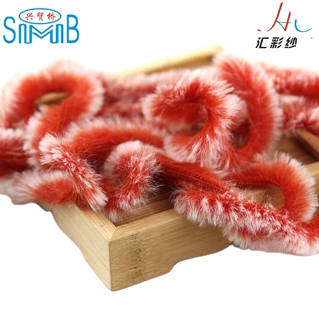 Wholesale 100% Polyester Super Soft Fur Yarn China Factory Faux Fur Yarn Warm Iceland Yarn For Weaving