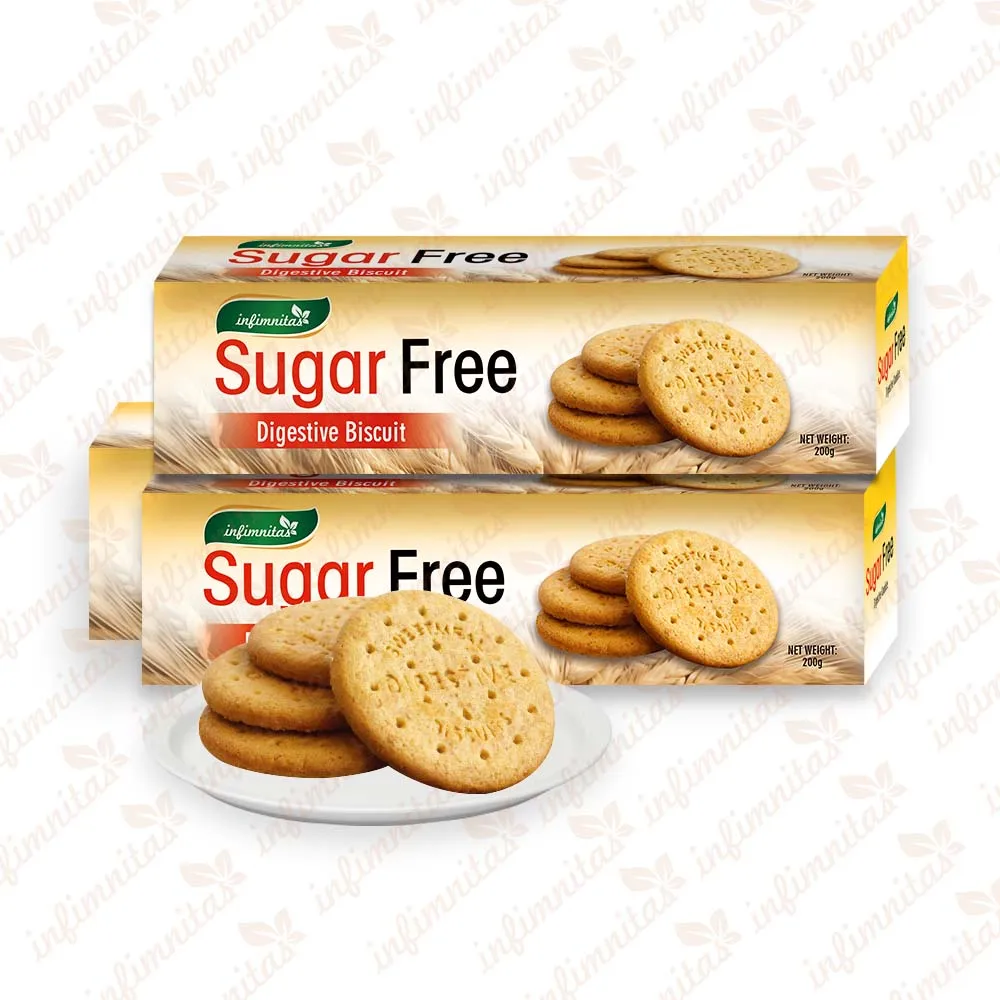 Wholesale british foods healthy Sugar Free Wheat digestive cookies biscuits