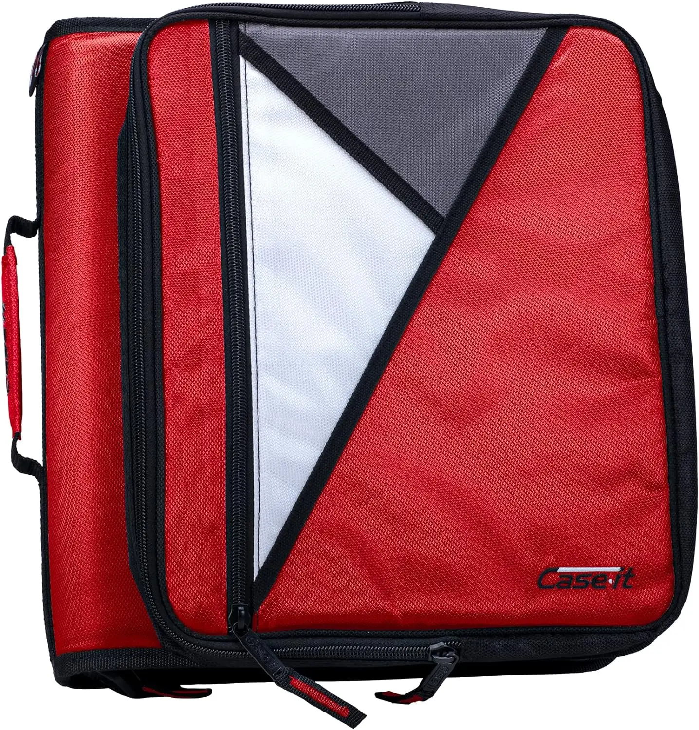 Free Sample case it 3 Ring Zipper Binder 2 Inch 500 Sheet Capacity for School and Office Binder Organizer Zipper Binder