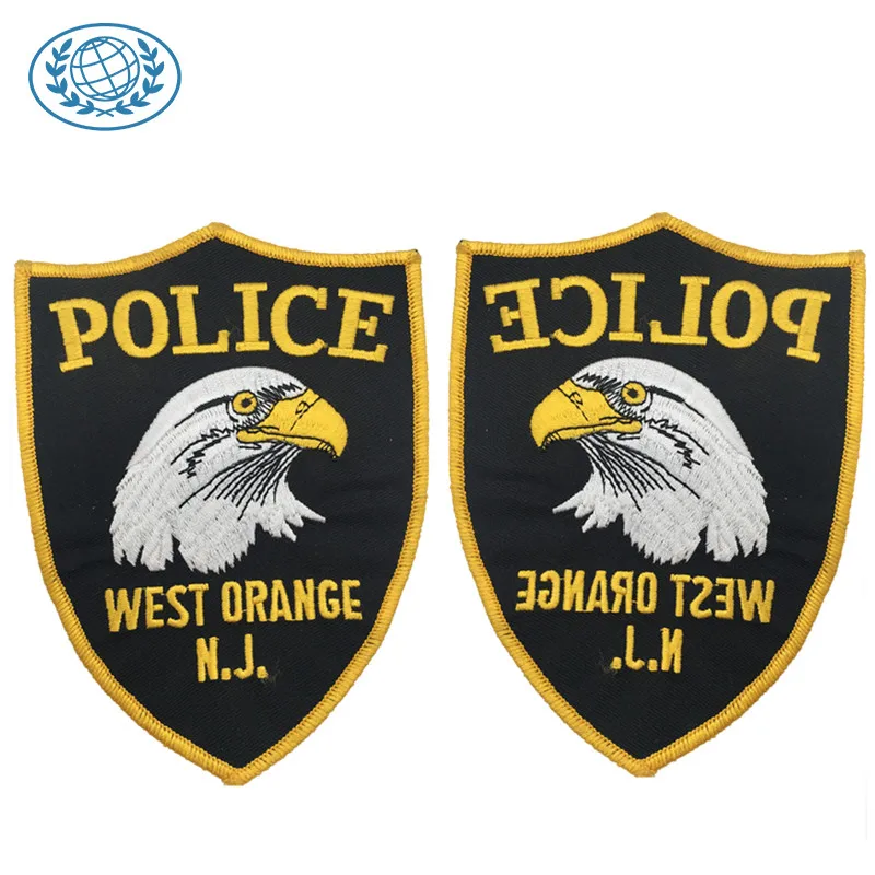 
Manufacture Custom Embroidery Eagle Pattern Airborne Pilot Uniform Patch Embroidered Badge For Shoulder Arm 
