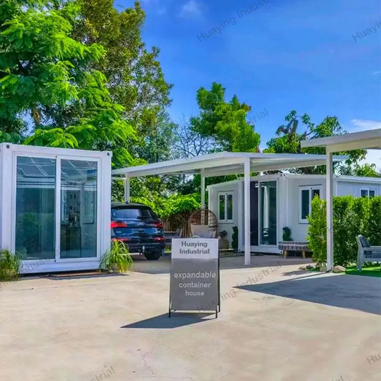 Chinese Manufacture Modern Design Expandable Container House 40ft 2 Bedrooms Prefabricated Expandable Container House