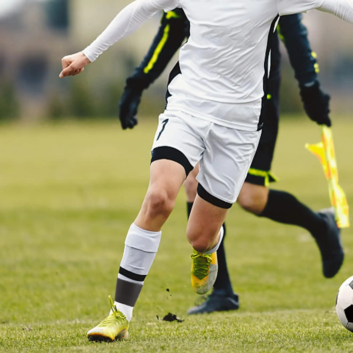 Silicone Shin Guard Straps Soccer Grip Tapes for Men Women & Youth Soccer Shin Guards