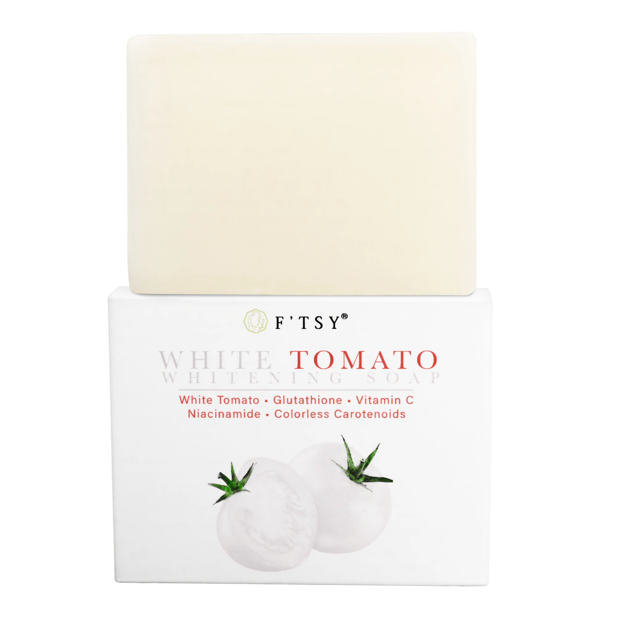 Handmade OEM White Tomato Soap Vitamin C And Collagen New 5 Days Action Tomato Gluta Strong Whitening Soap