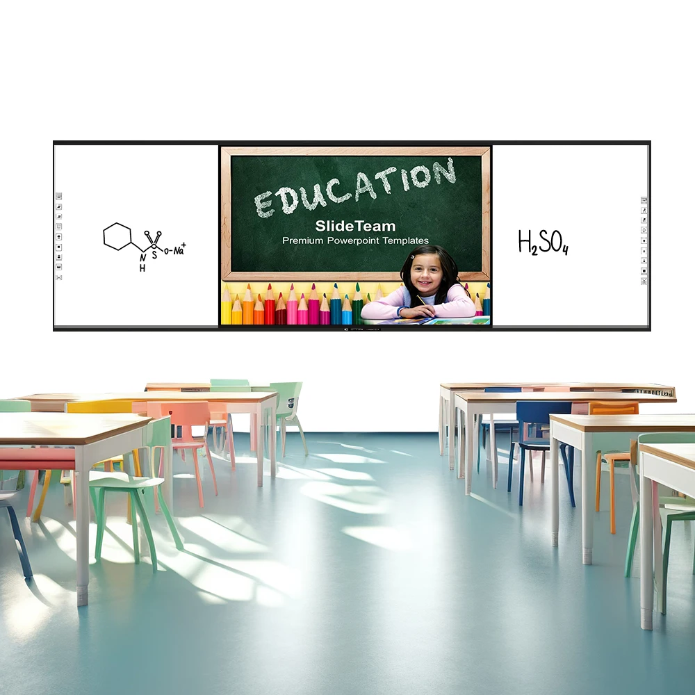 162 Inch LED LCD Panel led interactive board Display Blackboard Interactive Whiteboard Touch Screen Smart Board Classroom
