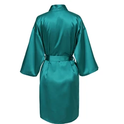Women bride robe Silk Japanese kimono Women Robe Gown Bathrobe Sleepwear 6010