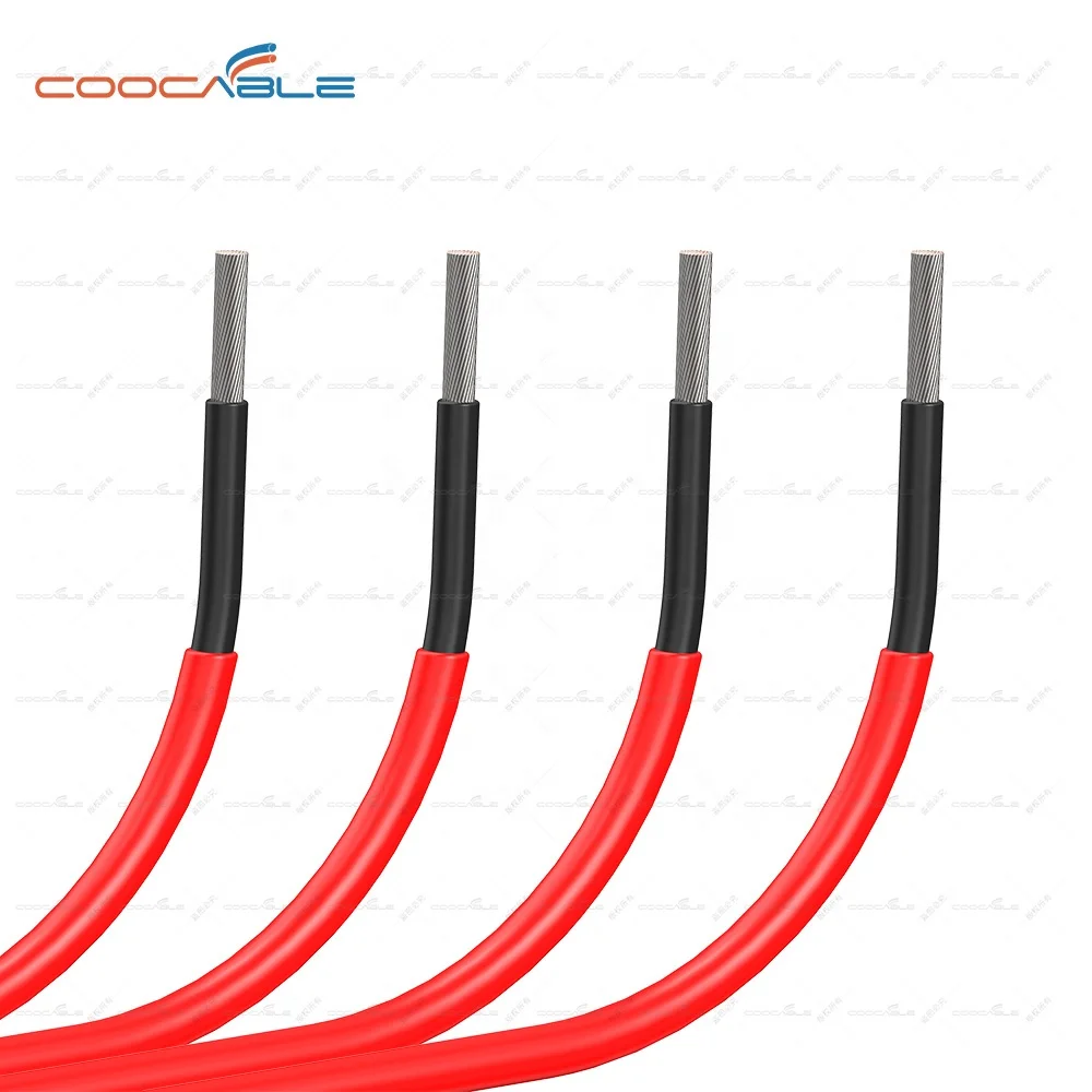 16mm red TUV H1Z2Z2-K solar cable flexible PV cable solar battery to solar inverter cable