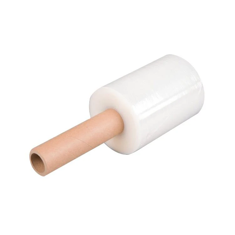 Clear Mini Hand Stretch Film/Stretch Wrap with Rotating Plastic Handle Hand Stretch Film