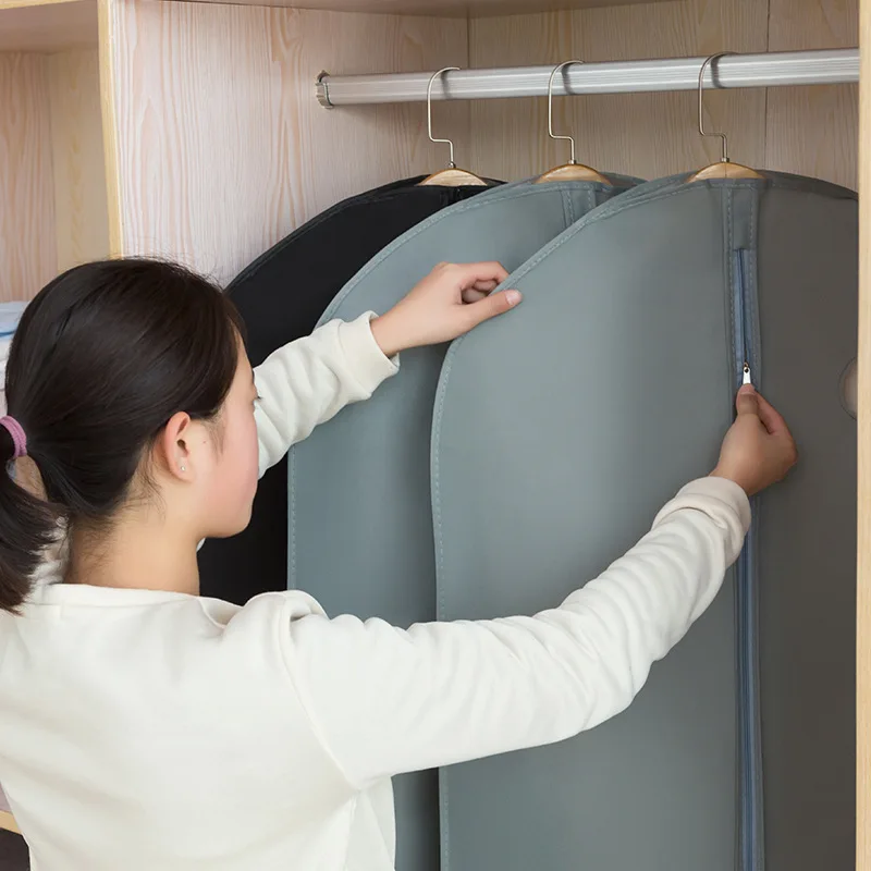 Personalized Custom Fashion Travel Dust Cover Foldable Dress Clothes Suit Protector Garment Bag