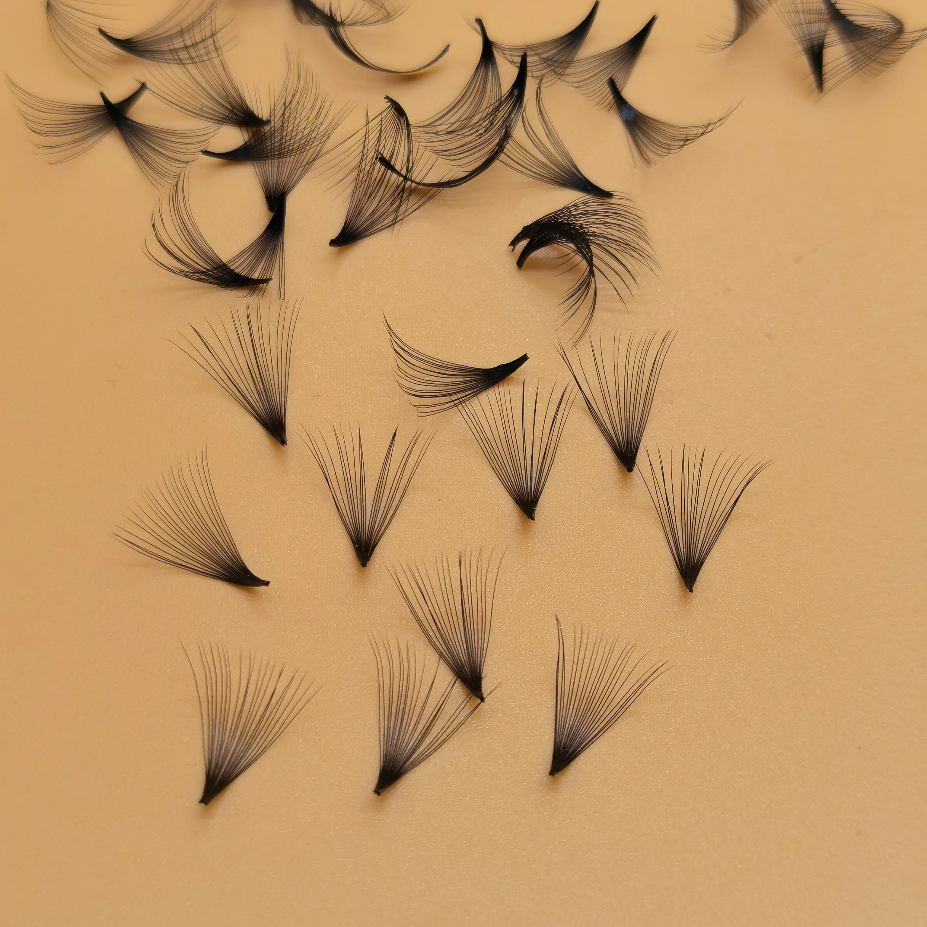 0.03/0.05/0.07 extreme slim pointy base premade fans C/CC/D/DD pro made fans 20d