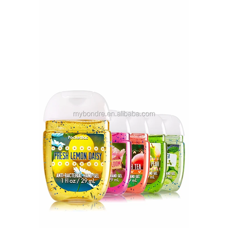 
New come 30ml pocket hand sanitizer gel with silicone holder for travel 