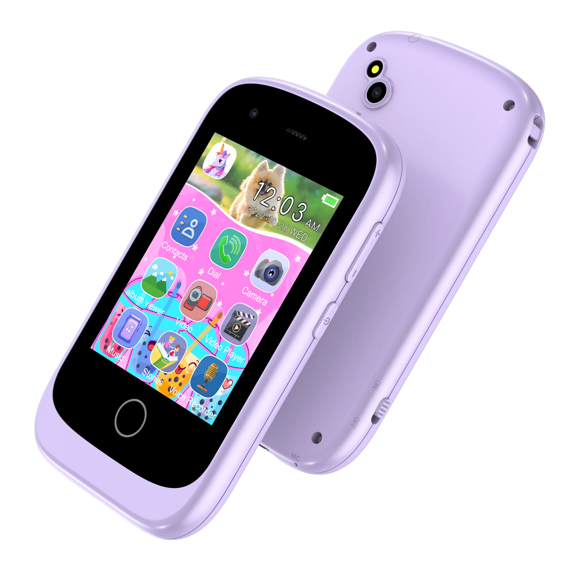 Hot Selling XT31 Kids Phone 2G Calling Unicorn and Dinosaur Smartphone SOS Birthday Gifts for Kids