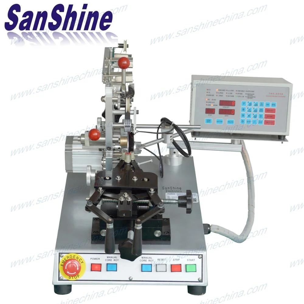 Belt type toroidal EMI SMD filter coil winding machine winder