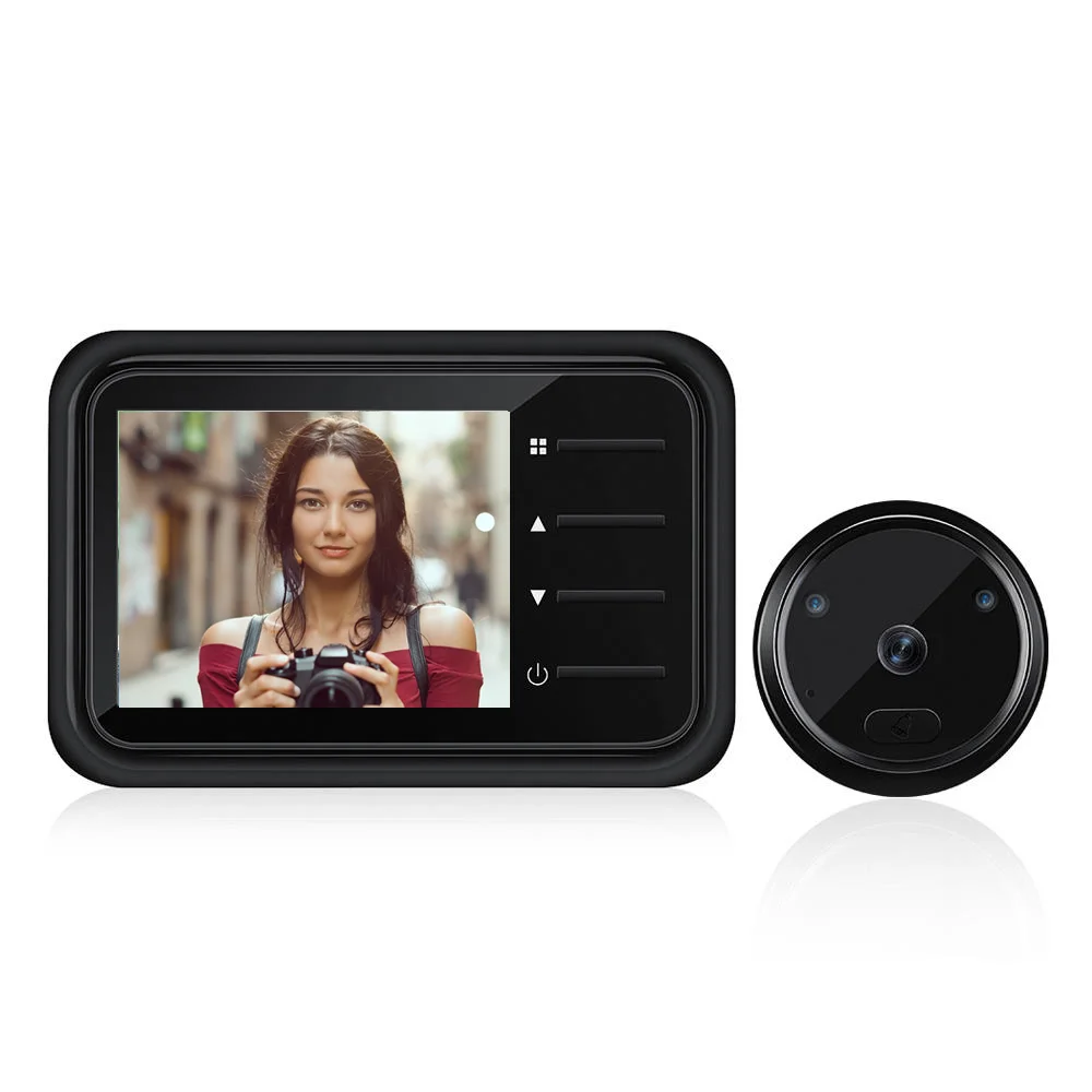 2.4 Inch Monitor  Peephole Doorbell Camera Cat-eye Peephole Digital Door Camera Wireless Wifi  Doorbell Camera Viewer