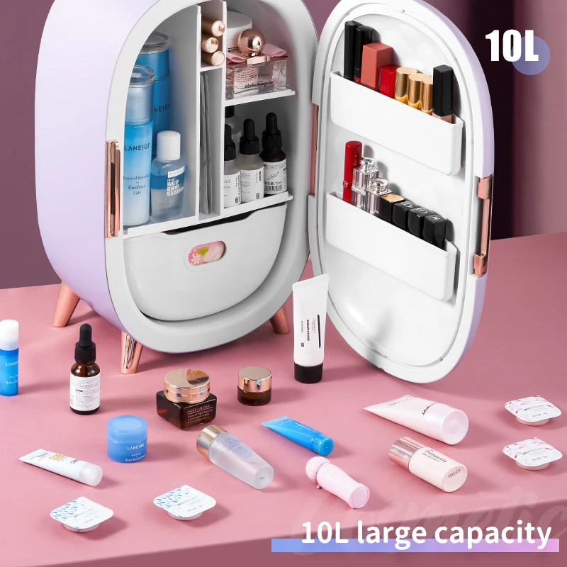 Compact Refrigerators Portable Cosmetic Fridge Small Beauty Refrigeration Equipment Mini Skincare Fridge