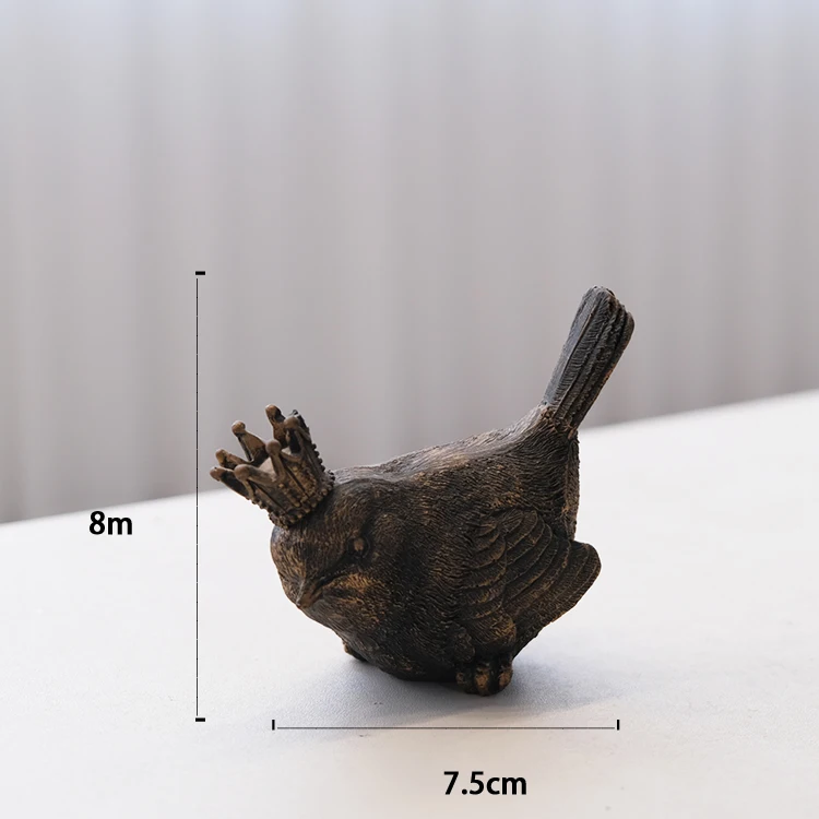 Figurine For Garden Decoration Modern Figurine custom resin Bird figurine