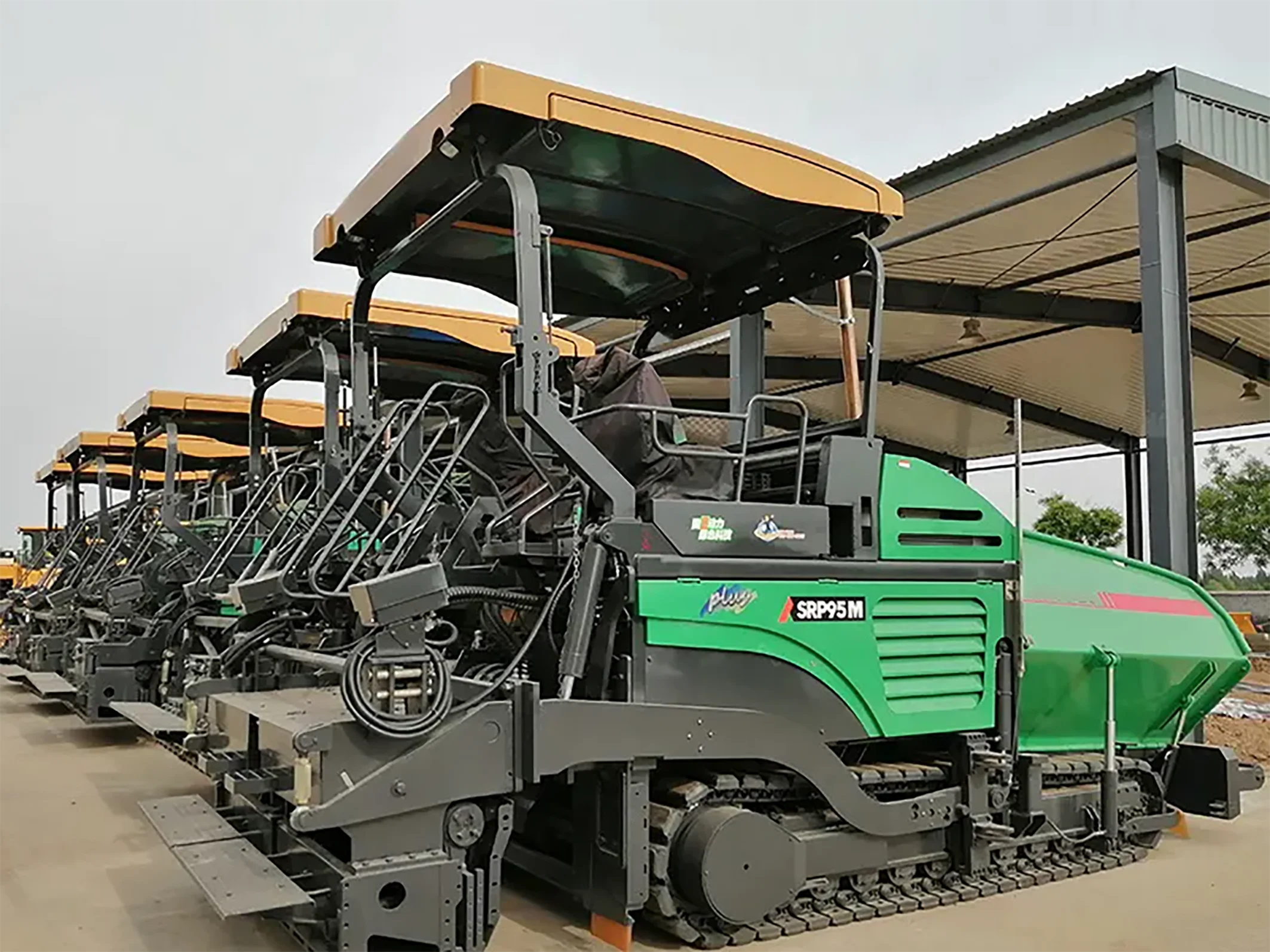 China Manufacturer SRP09-C5 MA High Reliability Asphalt Concrete Paver 9.5m Paving Width
