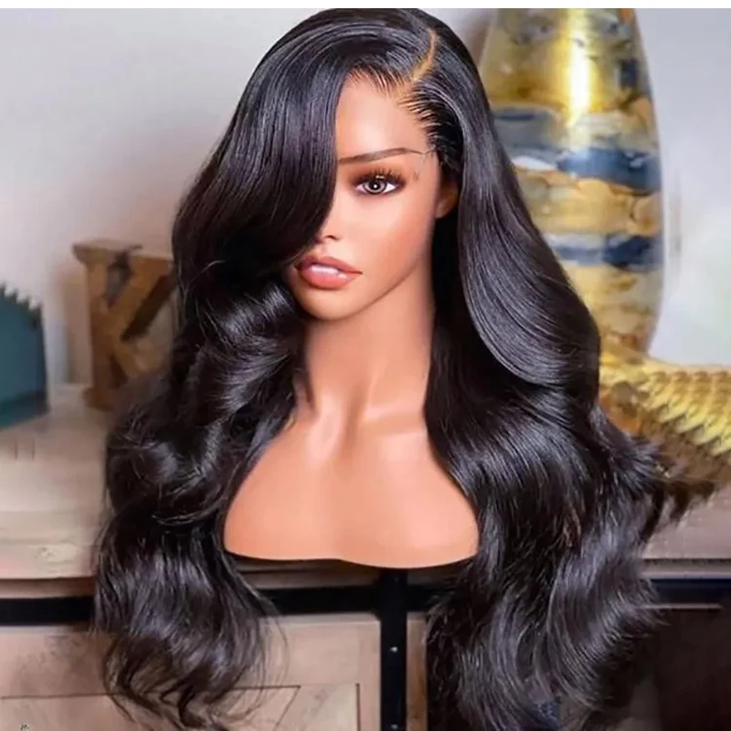 Wholesale Loose Deep Wave Lace Front Wigs For Black Women Virgin Brazilian Hair Glueless Wigs 13x4 Human Hair Lace Front Wig