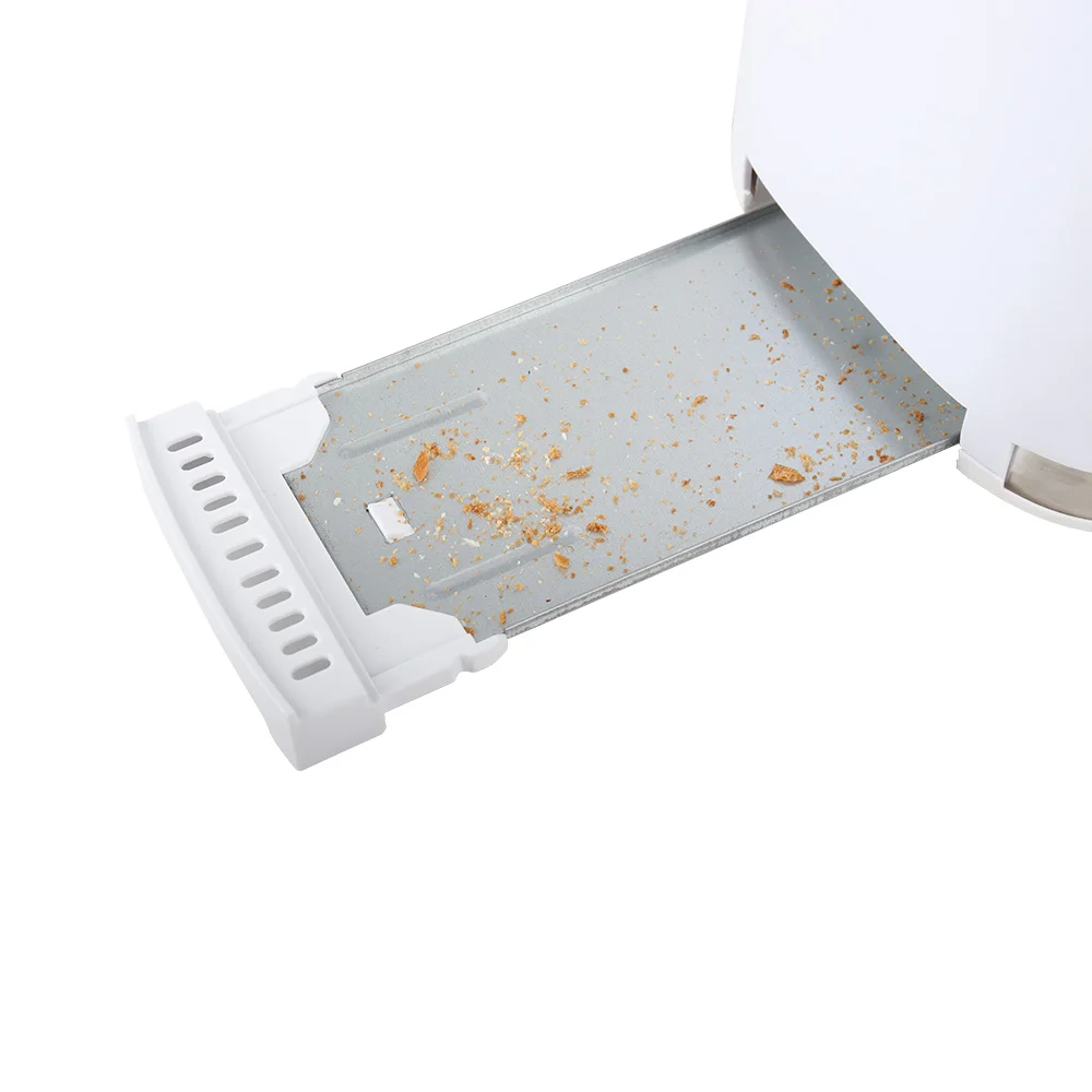 2 Slices  Cold Touch Toaster Bread Maker Bun Pop Up Toaster With 6 Browning Levels