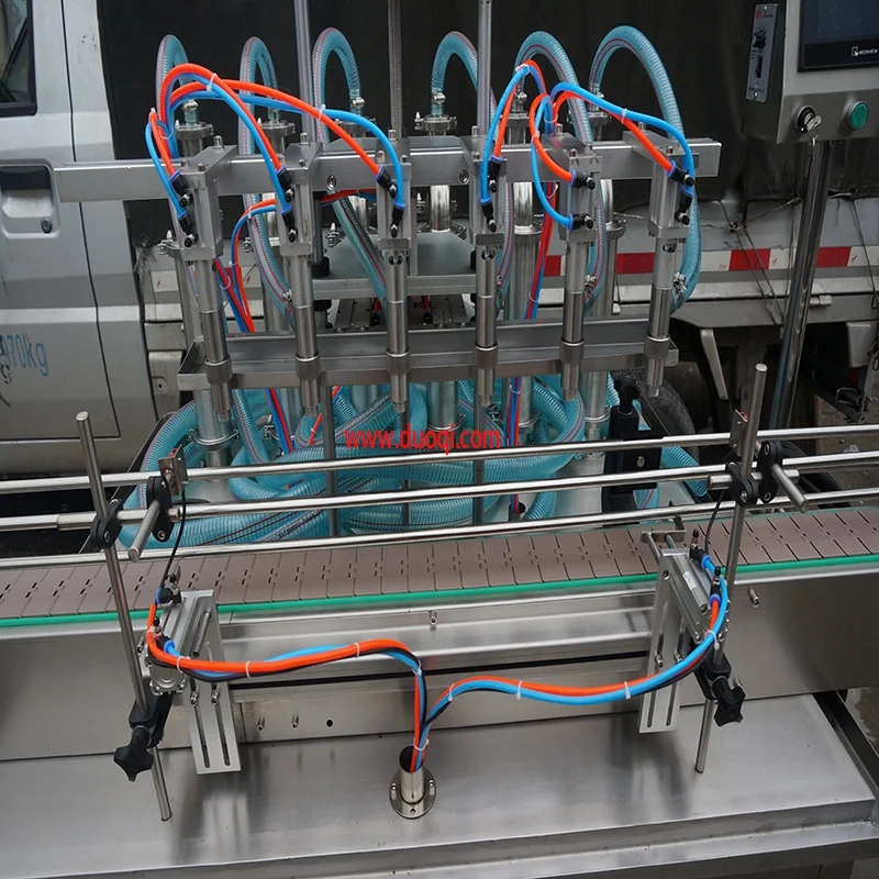 DUOQI YT6T-6G  6 filling nozzles Automatic pneumatic for liquid mineral water beverage filling