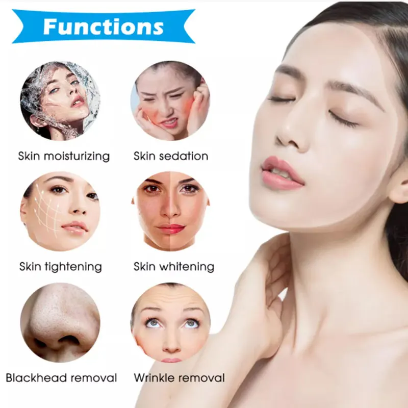 7 En 1 Aqua Peel Hydra Beauty Facial Machine diamond Microdermabrasion Skin Cleaning oxygen Jet Facial Care Machine