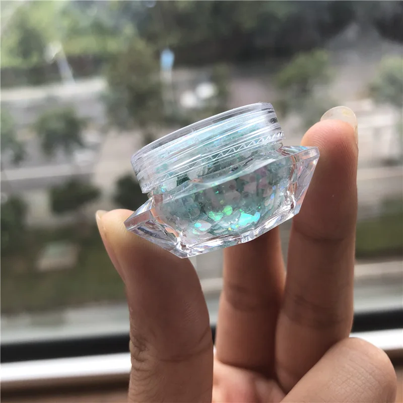 Wholesale 8ml Face And Body Festival Painting Supplies Cosmetic Makeup Eyeshadow Chunky Glitter Face Gel