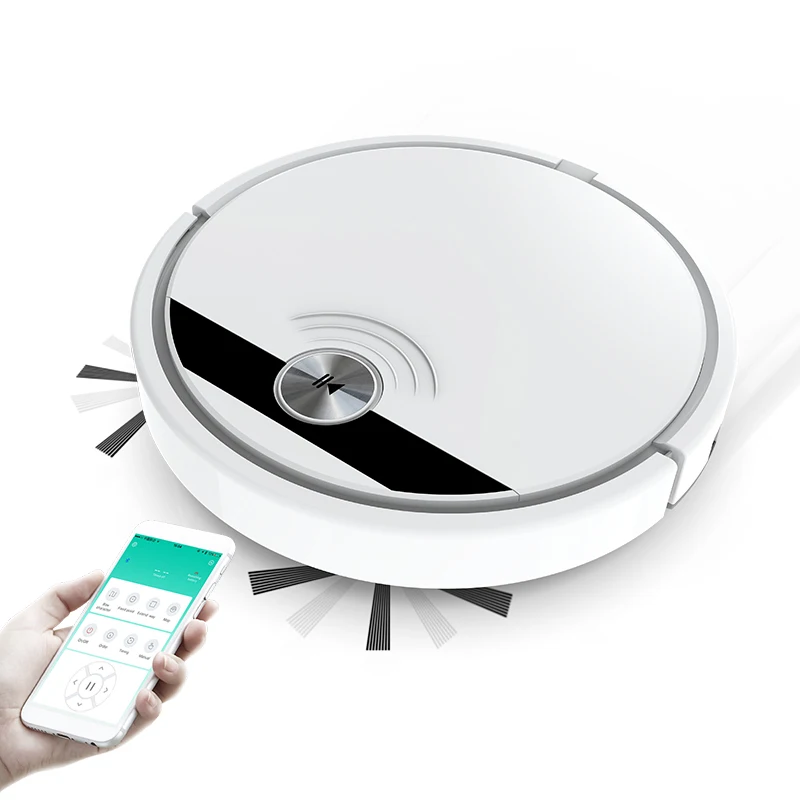2022 Hot Selling RS800 Sweeping Robot Wet&Dry Intelligent APP Control Robot Vacuum Cleaner 3in1 Machine  UV Lamp