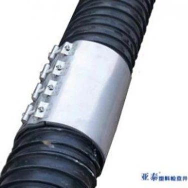 project design bellows sewer drain plastic pipe with double wall drain plastic pipe  HDPE plastic steel winding pipe