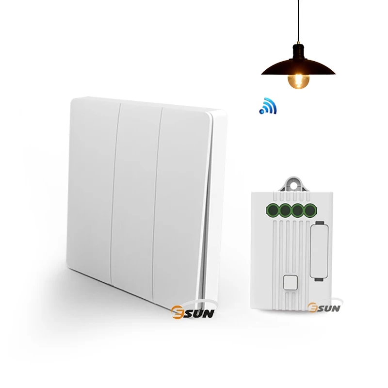 1 2 3 gang smart light switch for home automation system,Alexa Google sound control 600W home appliances smart switches