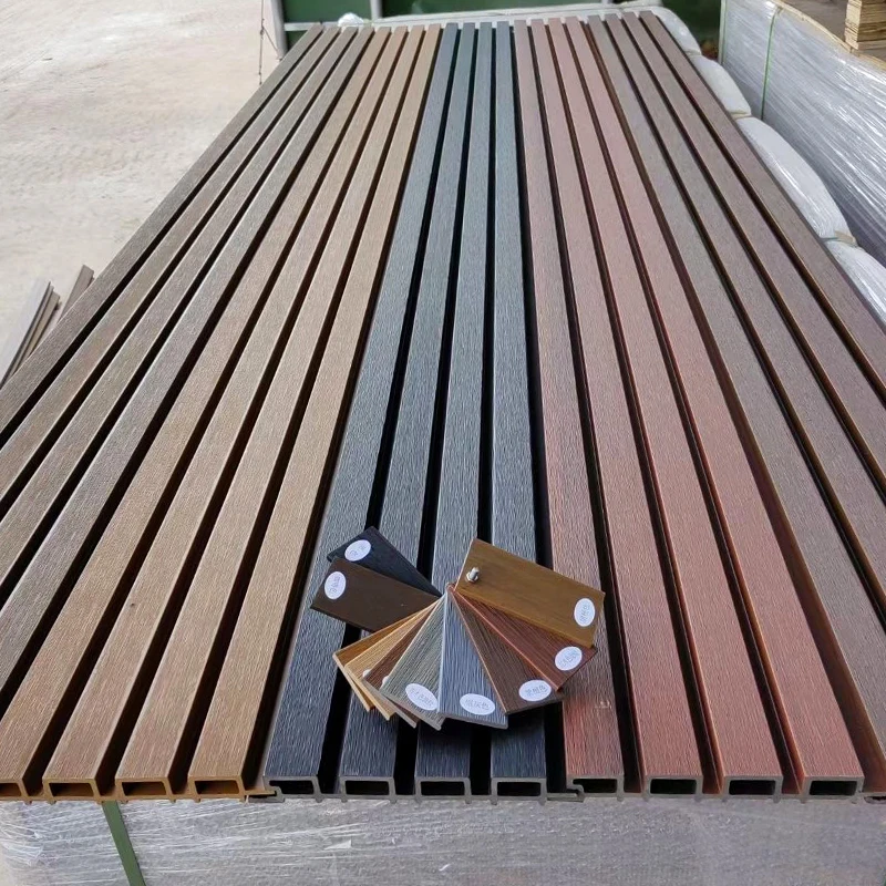 Co-extruded Wpc Wall Panels Modern WPC Exterior Wall Cladding the Great Wall Siding Ceiling Panel Outdoor Fence