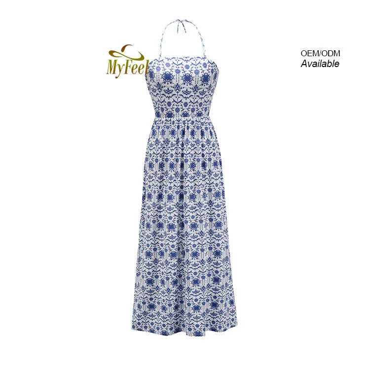 
Hot sale Women Fashion Clothes Styles Good Quality Dresses Casual Summer Dresses Floral Long Dress Casual 