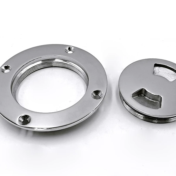 SHENGHUI deck plate brackets 6 inch bridge bathroom faucet bass pro shop Screw Out Deck Plate Casting 316 Stainless Steel