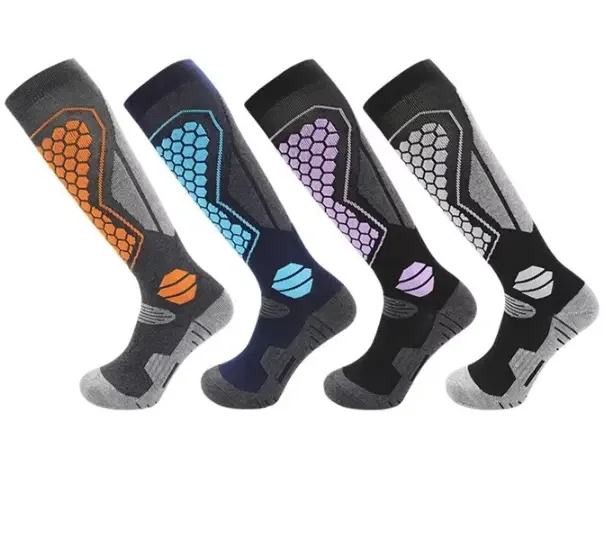 Sports Outdoor Snow Socks Long Tube Thick Warm Foot Ski Winter Hiking Socks