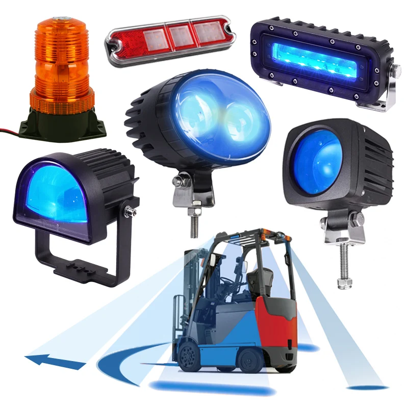 Factory Direct produce Blue spot point danger zone led emergency warning light Arrow LED Forklift safety warning light