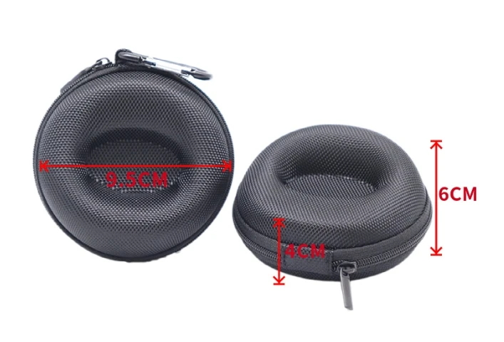 Good Quality Round Travel Waterproof Zipper Watch Bag Cases Foam Hard Box EVA Watch Case Shockproof Watch Box