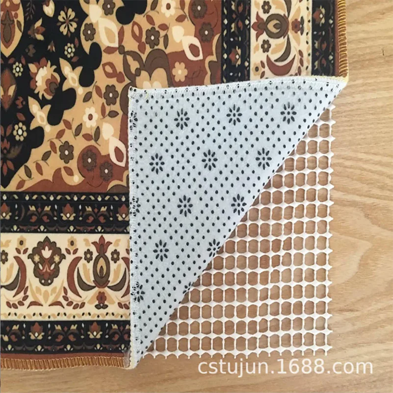 Manufacturers Custom Pattern 260 Gram Plum Anti-slip Mat Felt Cloth Dot Non-woven Non-slip Particle Cloth Drop Plastic Cloth